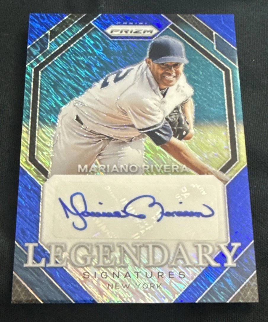 2024 Panini Prizm #LS-MR Mariano Rivera Legendary Signatures Auto BLUE 6/8 SSP