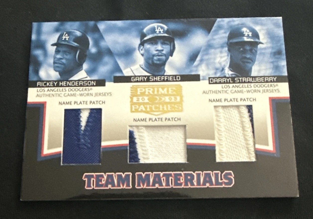 Henderson Sheffield Strawberry 2005 Prime Patches Team Materials Patch 23/50 WOW