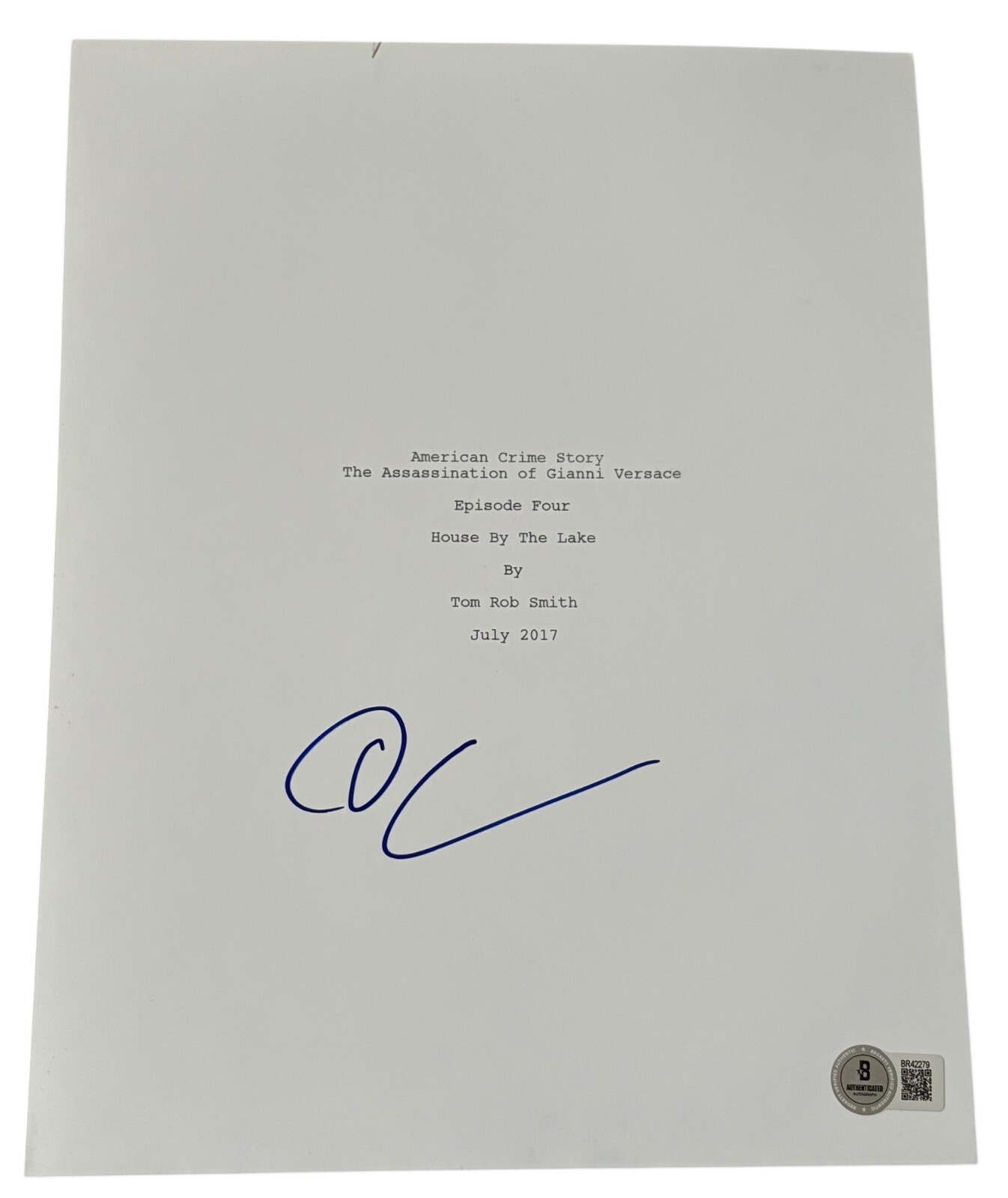 Darren Criss Signed Autograph American Horror Story Full Script Episode Beckett