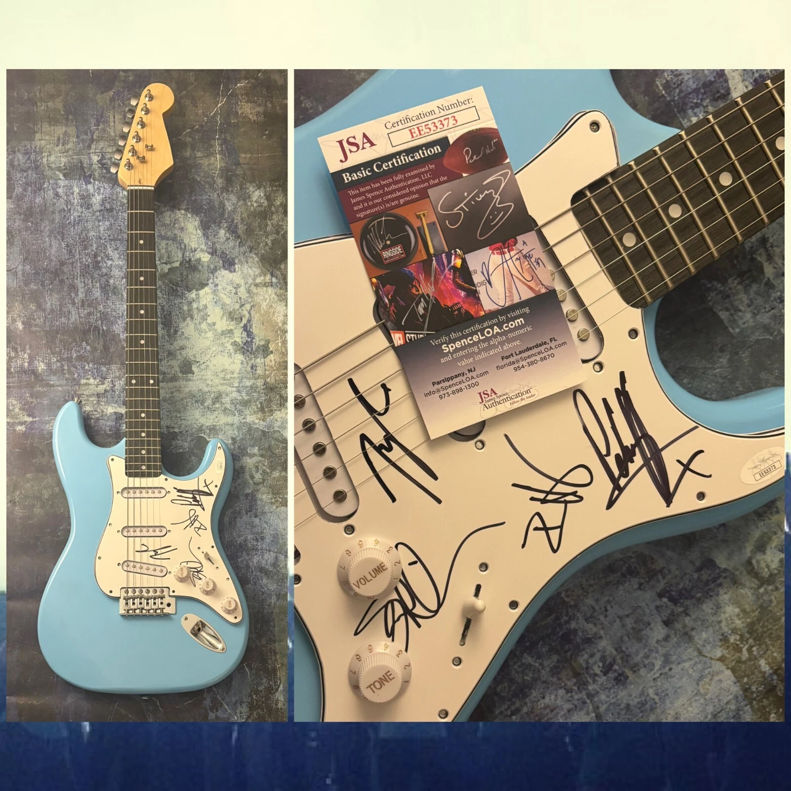 JSA  Steve Kilbey x4 Band  * THE CHURCH *  Signed New Electric Guitar COA