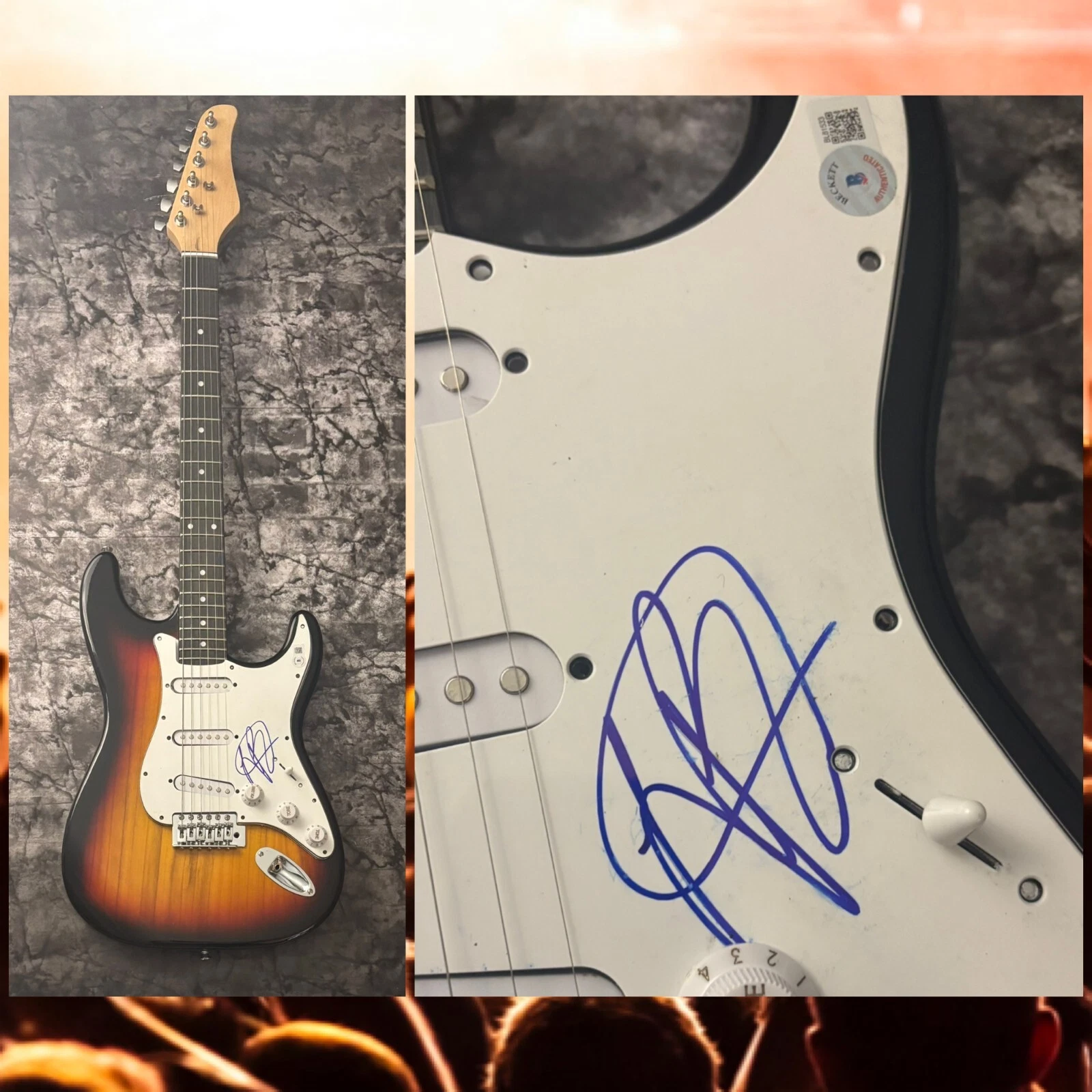 BAS Lightning Bolt Star  * JAKE BUGG *  Signed New Electric Guitar COA