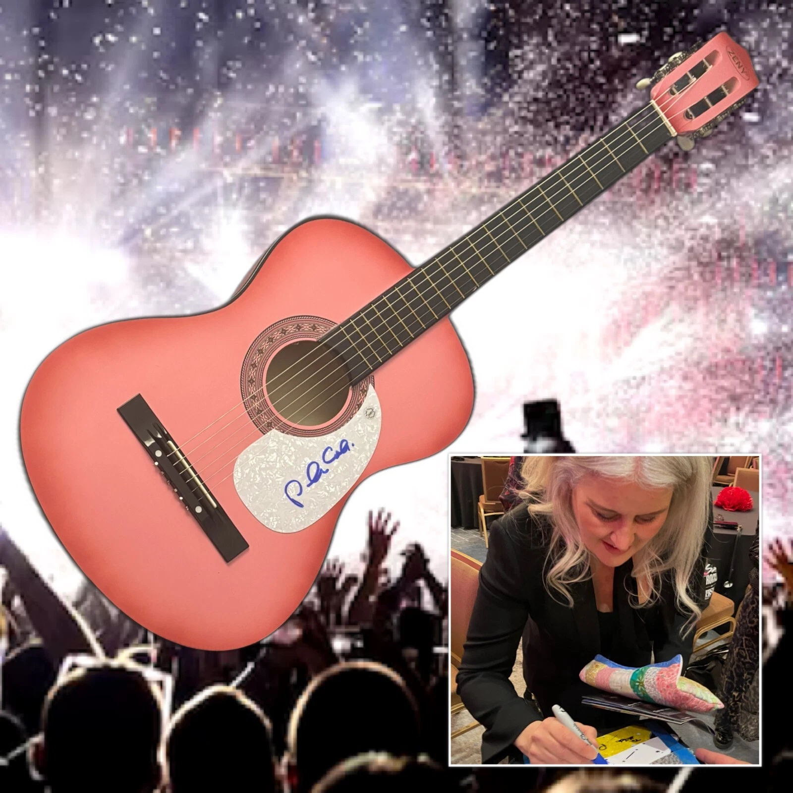 GFA I Don't Want to Wait Singer  * PAULA COLE * Signed Acoustic Guitar PROOF COA