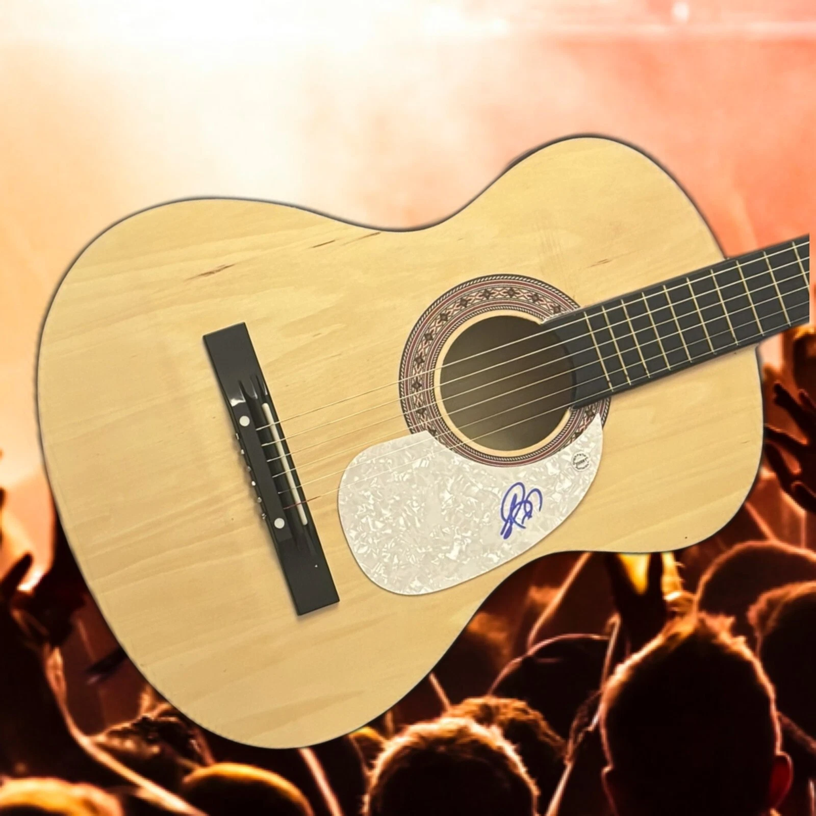 GFA  Big Black Car Star  * GREGORY ALAN ISAKOV *  Signed Acoustic Guitar G4 COA