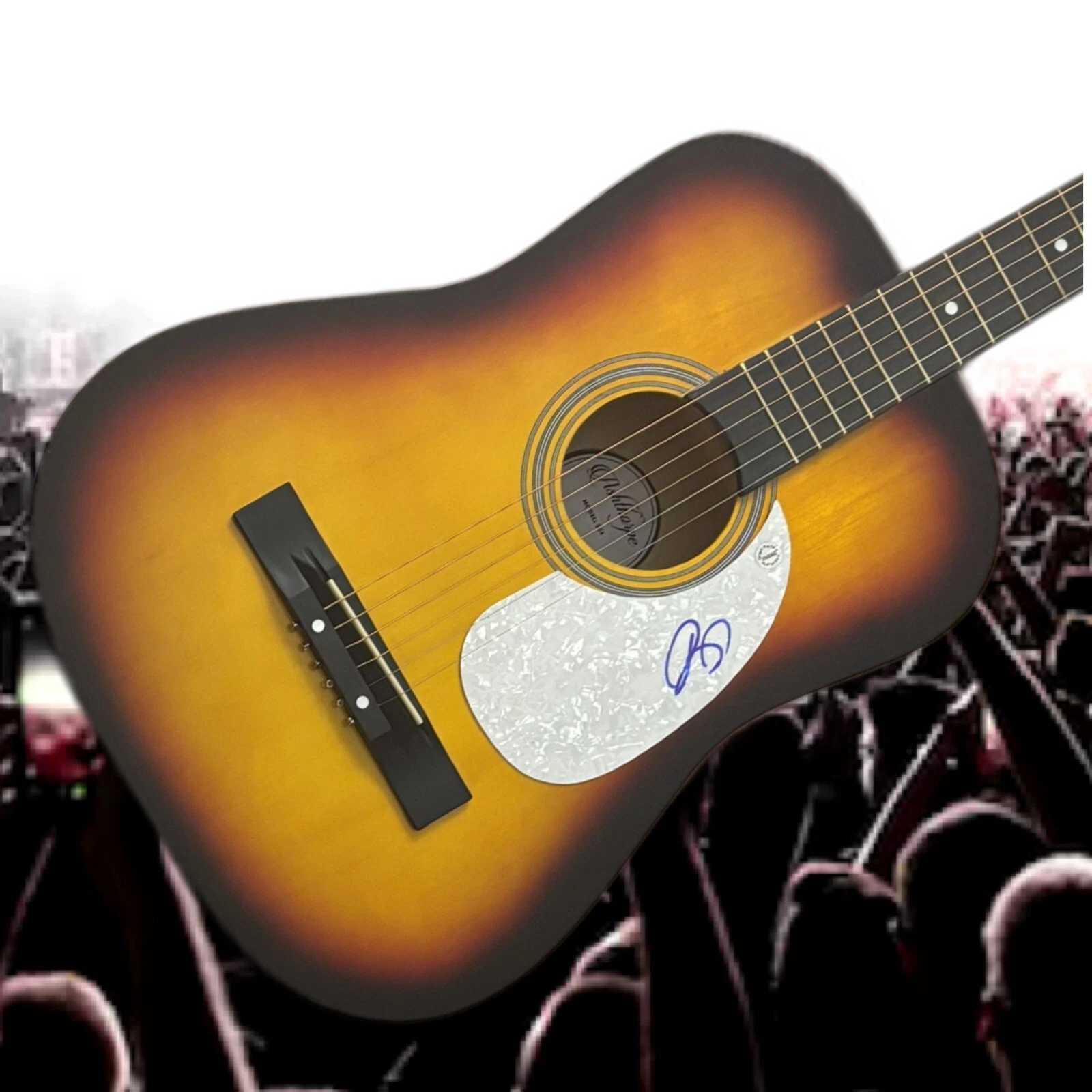 GFA  Big Black Car Star  * GREGORY ALAN ISAKOV *  Signed Acoustic Guitar G7 COA