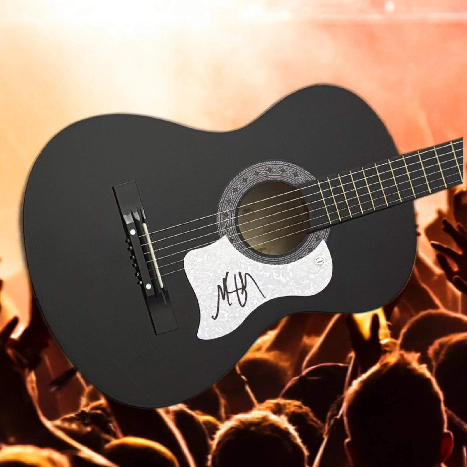 GFA  Everywhere but On Country Star  * MATT STELL *  Signed Acoustic Guitar  COA