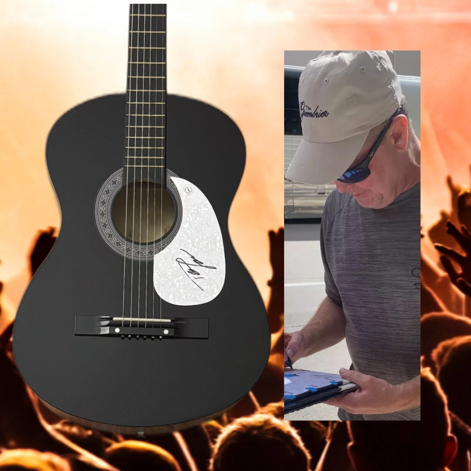 GFA Paint Me a Birmingham * TRACY LAWRENCE * Signed Acoustic Guitar PROOF T6 COA