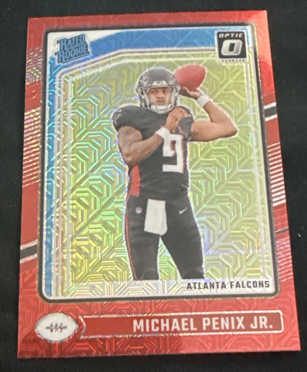 2024 Panini Donruss Optic - Rated Rookie Michael Penix Jr. #279 Red Mojo