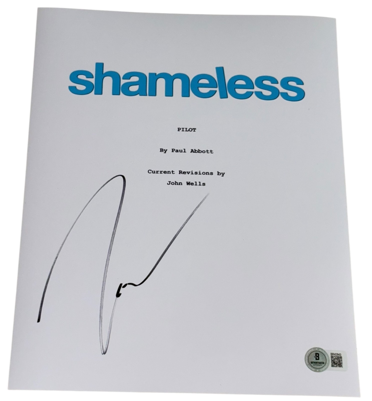 Jeremy Allen White Signed Autograph Shameless Full Pilot TV Script Beckett BAS