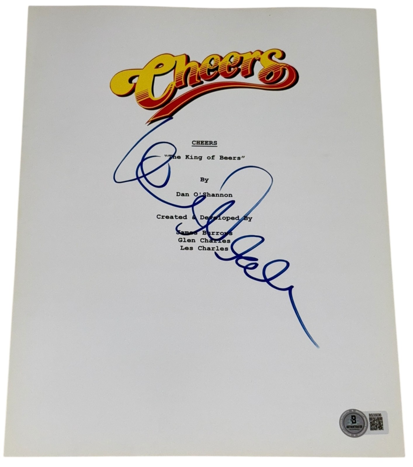 Bebe Neuwirth Signed Autograph Cheers Full TV Episode Script Screenplay Beckett