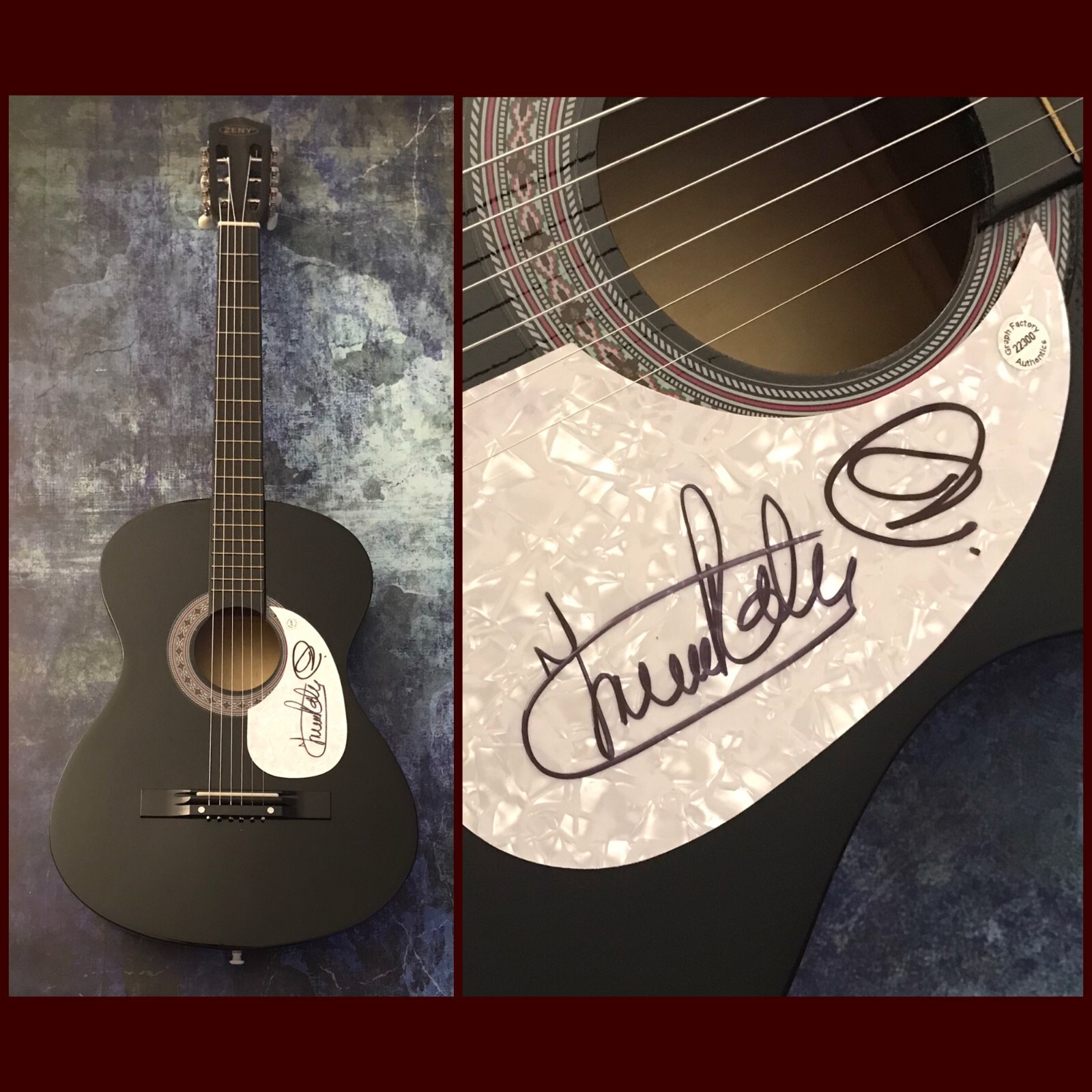 GFA Trevor Rabin & Jon Anderson * YES BAND * Signed Acoustic Guitar COA