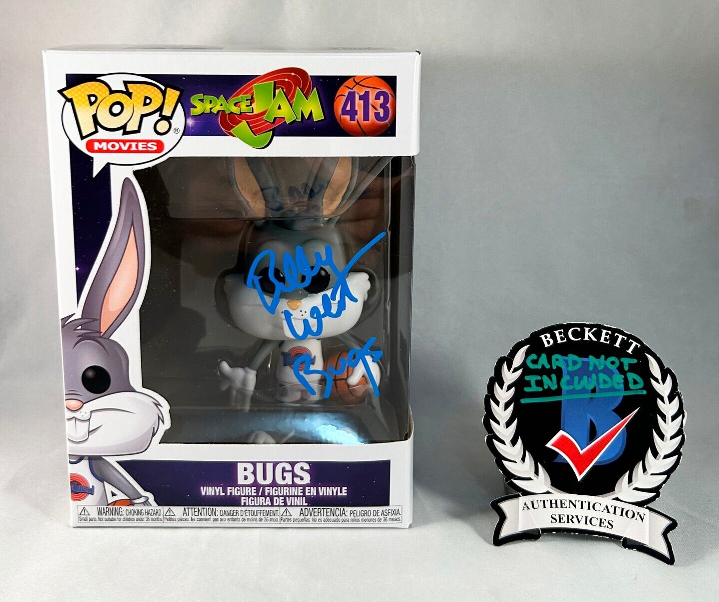 Billy West Signed Funko Pop Bugs Bunny Beckett BAS COA