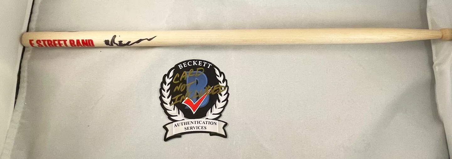 Max Weinberg Signed Drumstick Bruce Springsteen & E Street Band Beckett BAS 9...