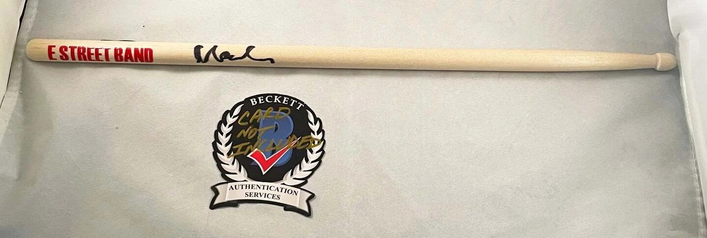 Max Weinberg Signed Drumstick Bruce Springsteen & E Street Band Beckett BAS 8...