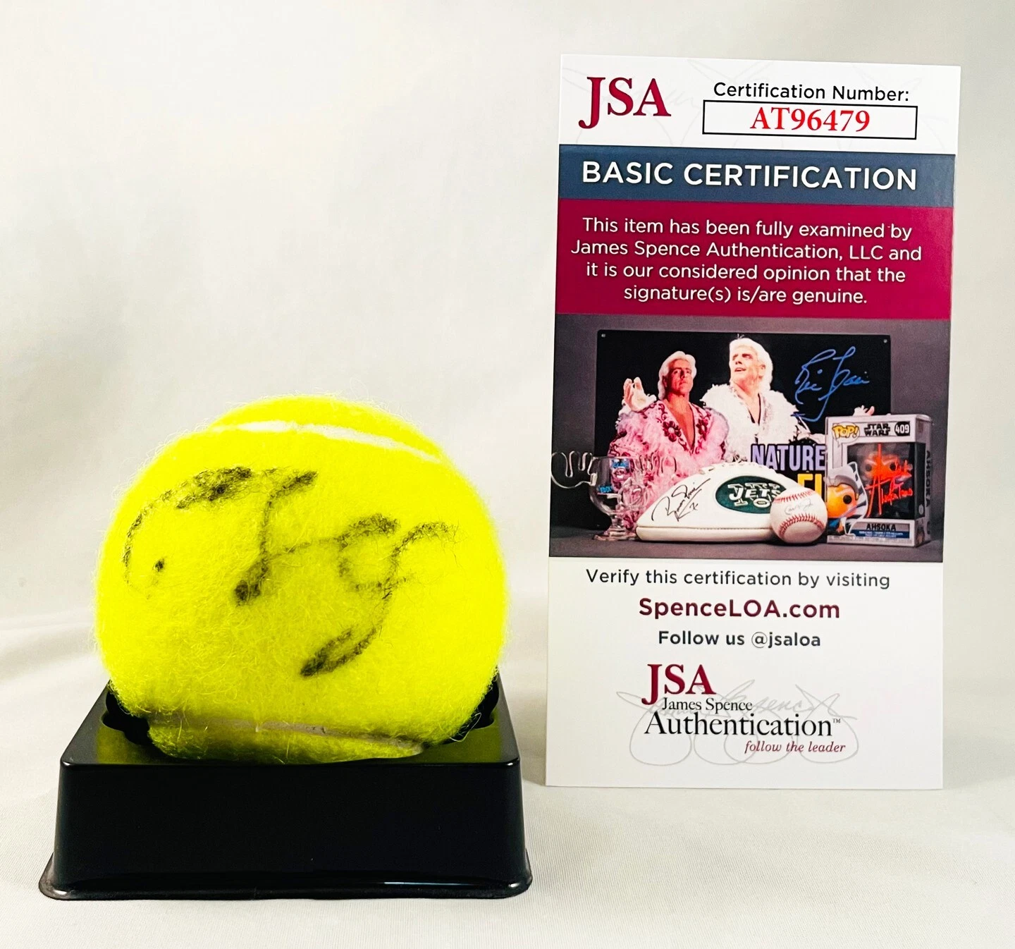 Alexander Zverev Signed Tennis Ball JSA COA