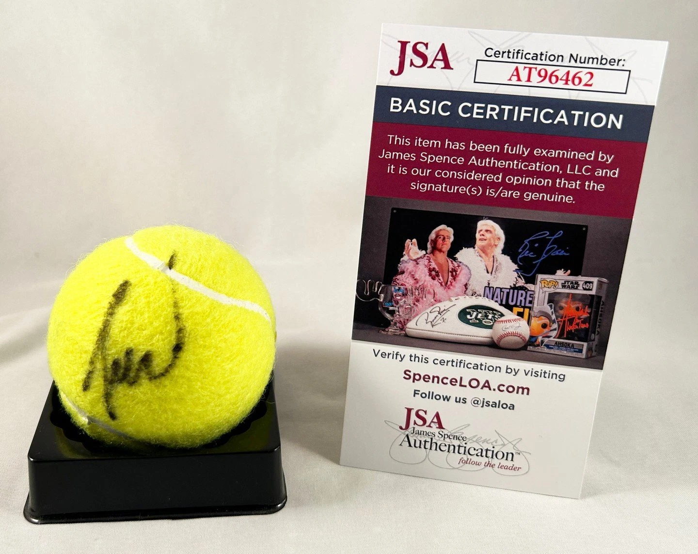Elena Rybakina Signed Tennis Ball US Open JSA COA
