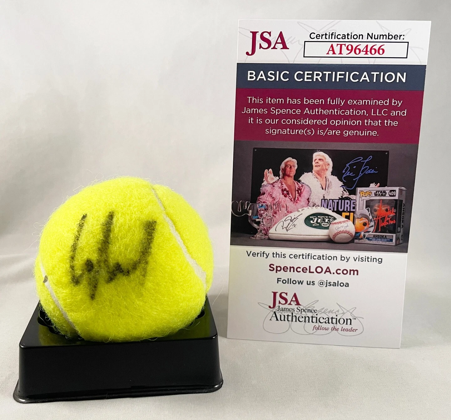 Lloyd Glasspool Signed Tennis Ball JSA COA