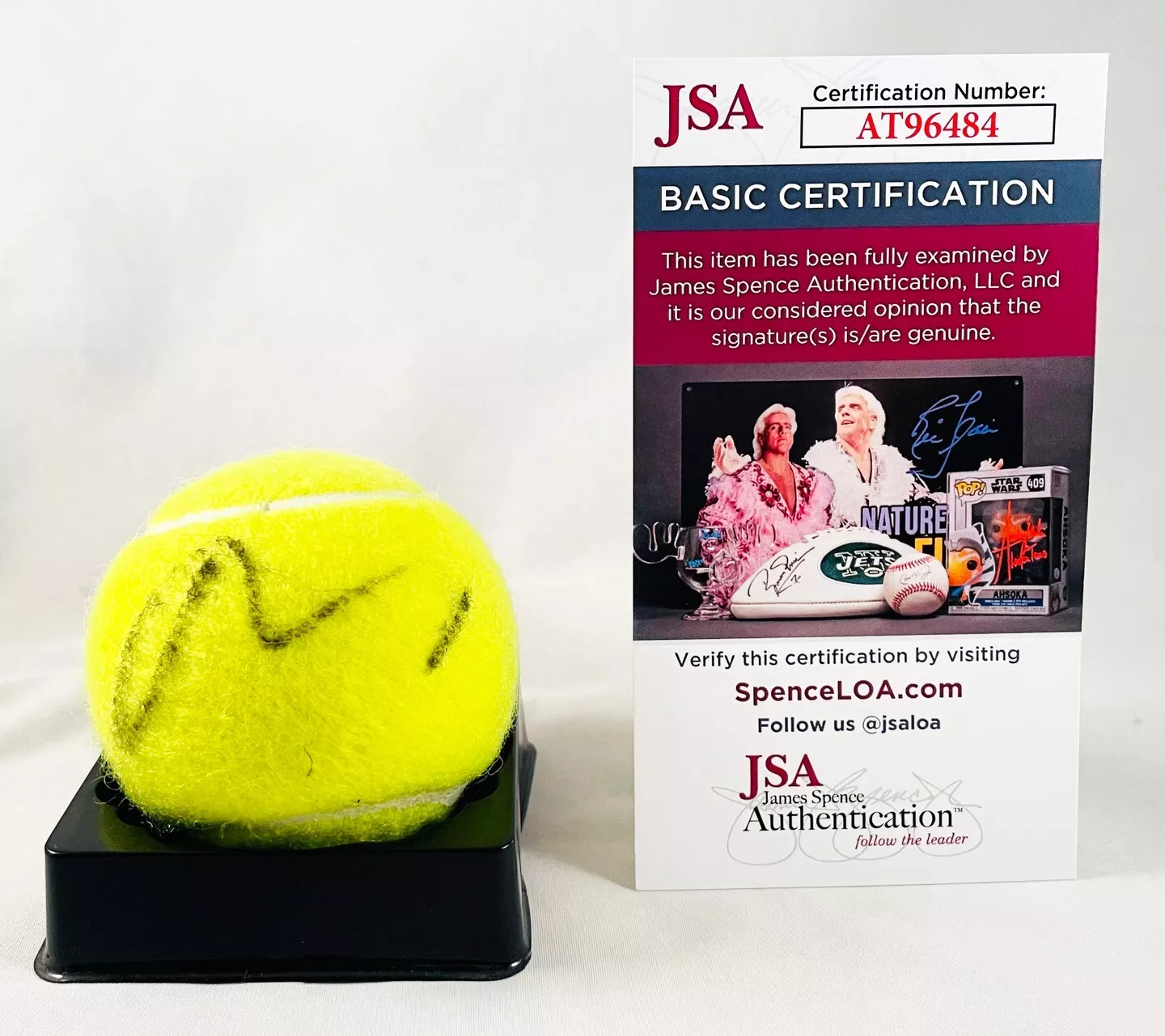 Andy Murray Signed Tennis Ball JSA 2 COA