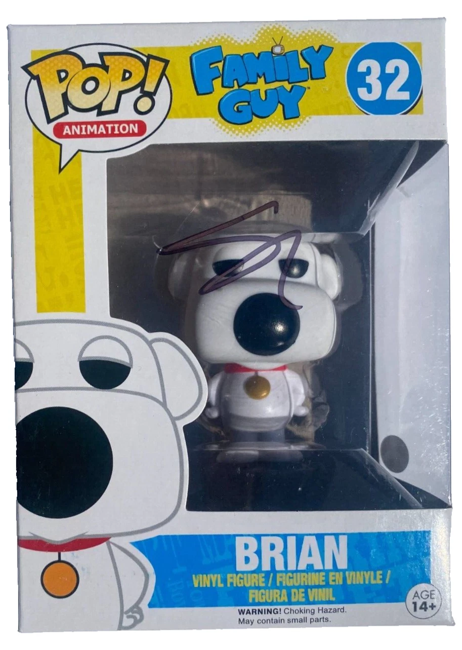 SETH MACFARLANE SIGNED FAMILY GUY FUNKO POP AUTOGRAPHED BRIAN GRIFFIN #32 JSA