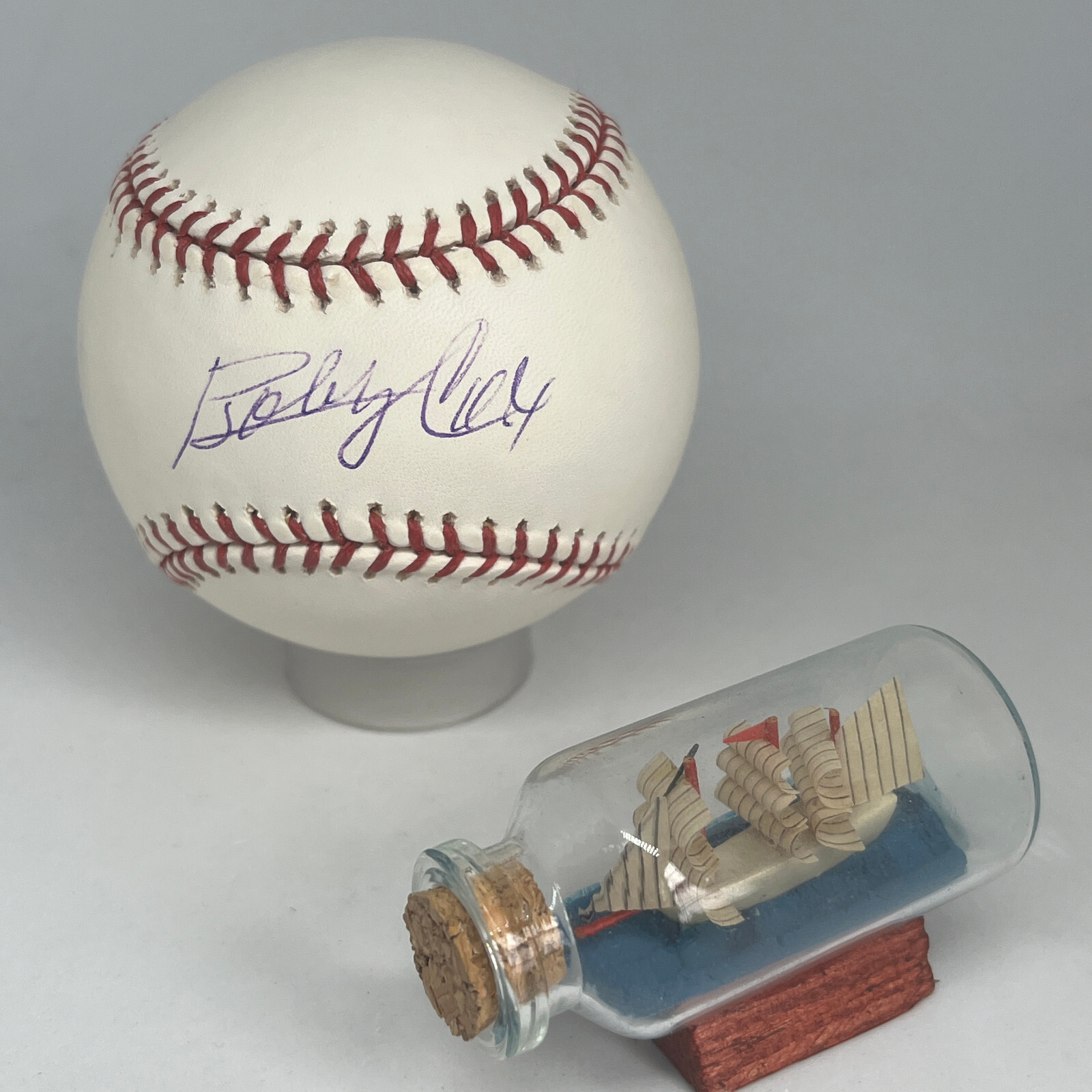 Bobby Cox signed Rawlings OML Baseball JSA COA Braves Manager HOF Auto A3317