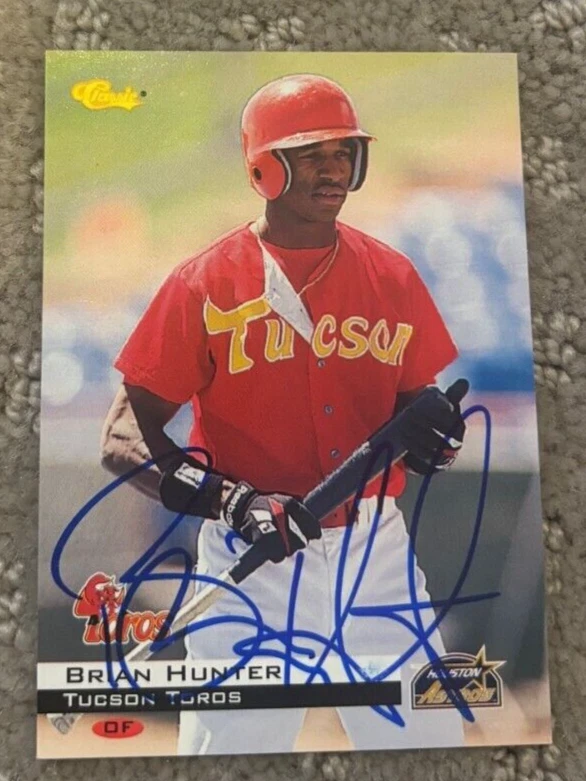 1994 Classic Brian Hunter signed autographed card Tucson Toros #147 Astros