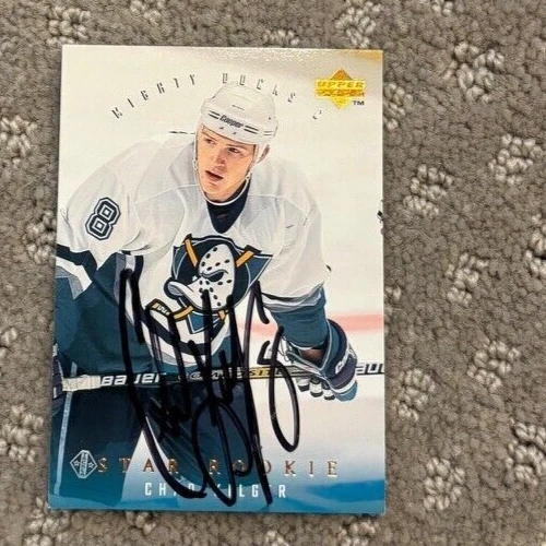1995-96 Upper Deck - #262 Chad Kilger signed autographed card Mighty Ducks