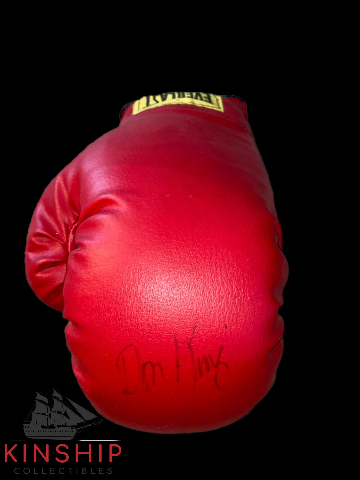 Don King signed Boxing Glove JSA COA Promoter Muhammad Ali Z1023