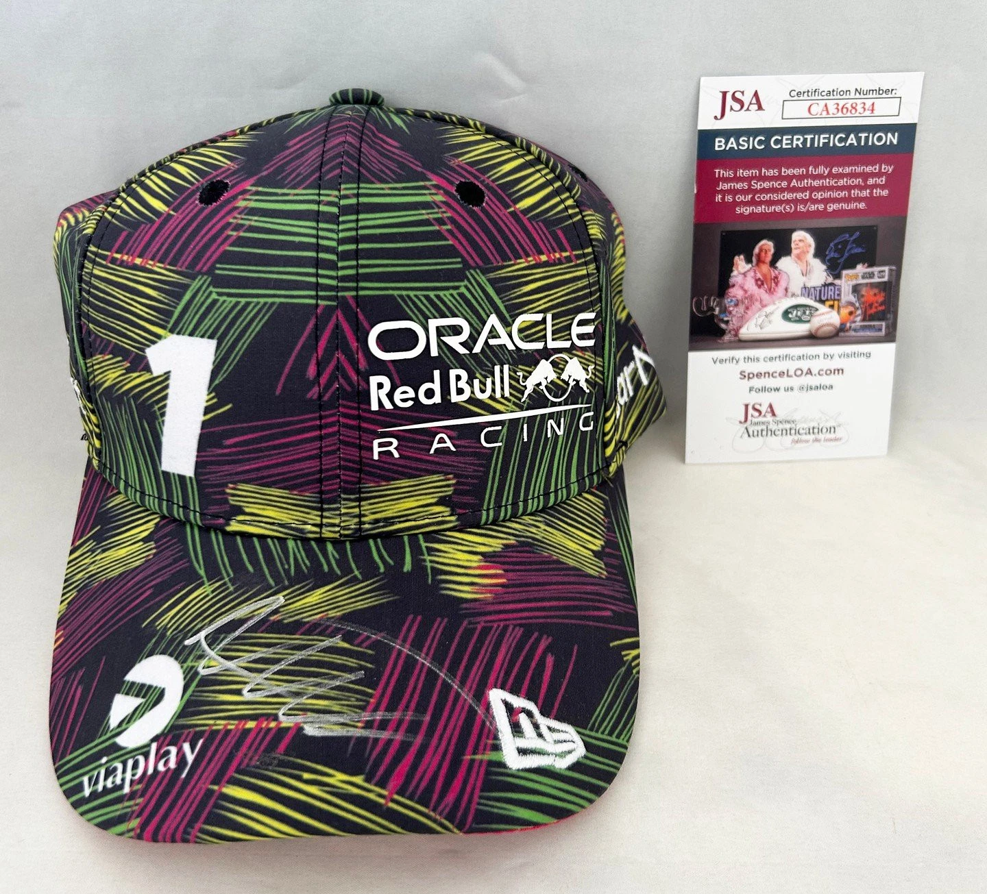 Max Verstappen Signed Hat Red Bull Formula 1 F1 JSA 4 COA