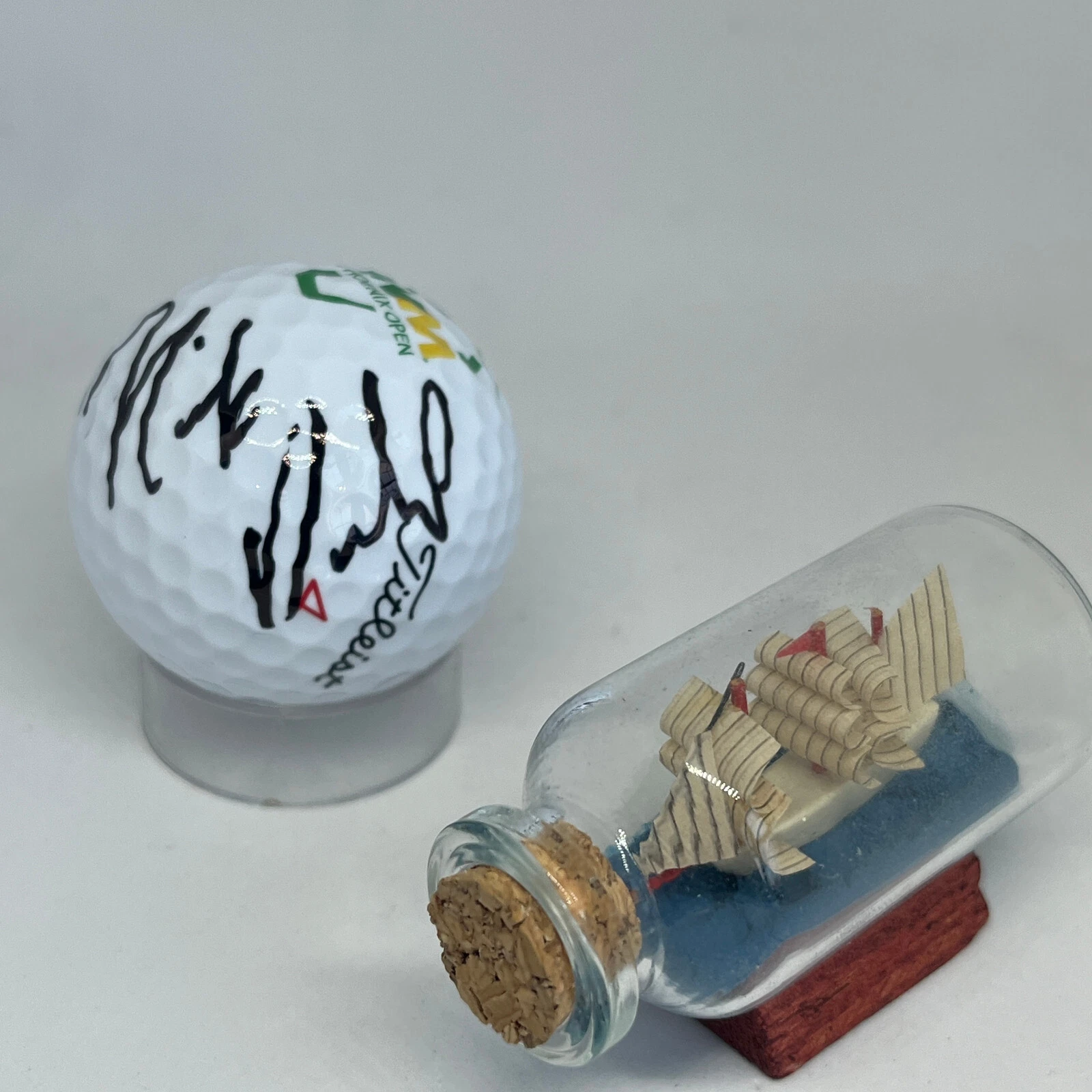 Nick Dunlap signed Waste Management Logo Golf Ball JSA COA PGA Auto A3577
