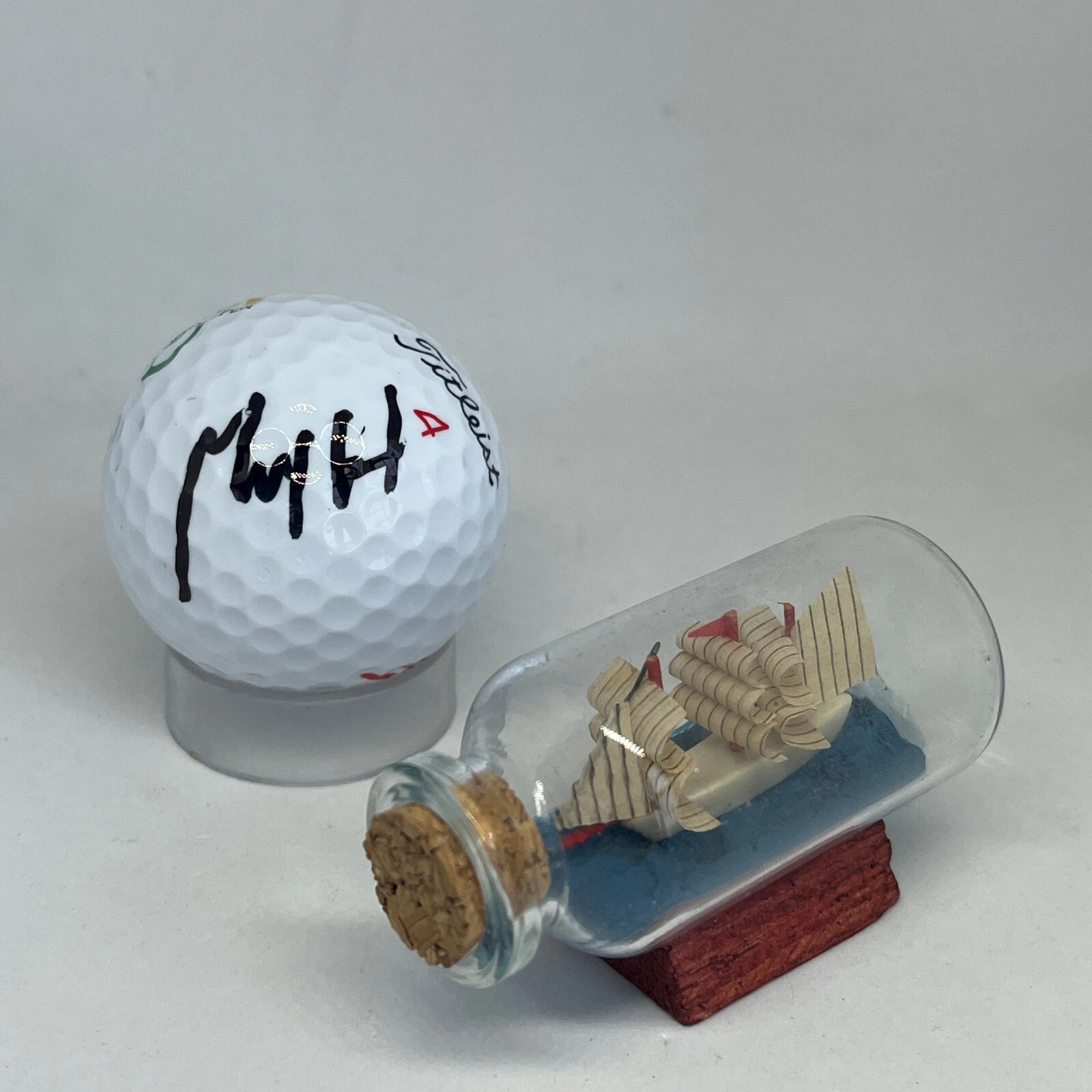 Max Homa signed Waste Management Logo Golf Ball JSA COA PGA Auto A3589