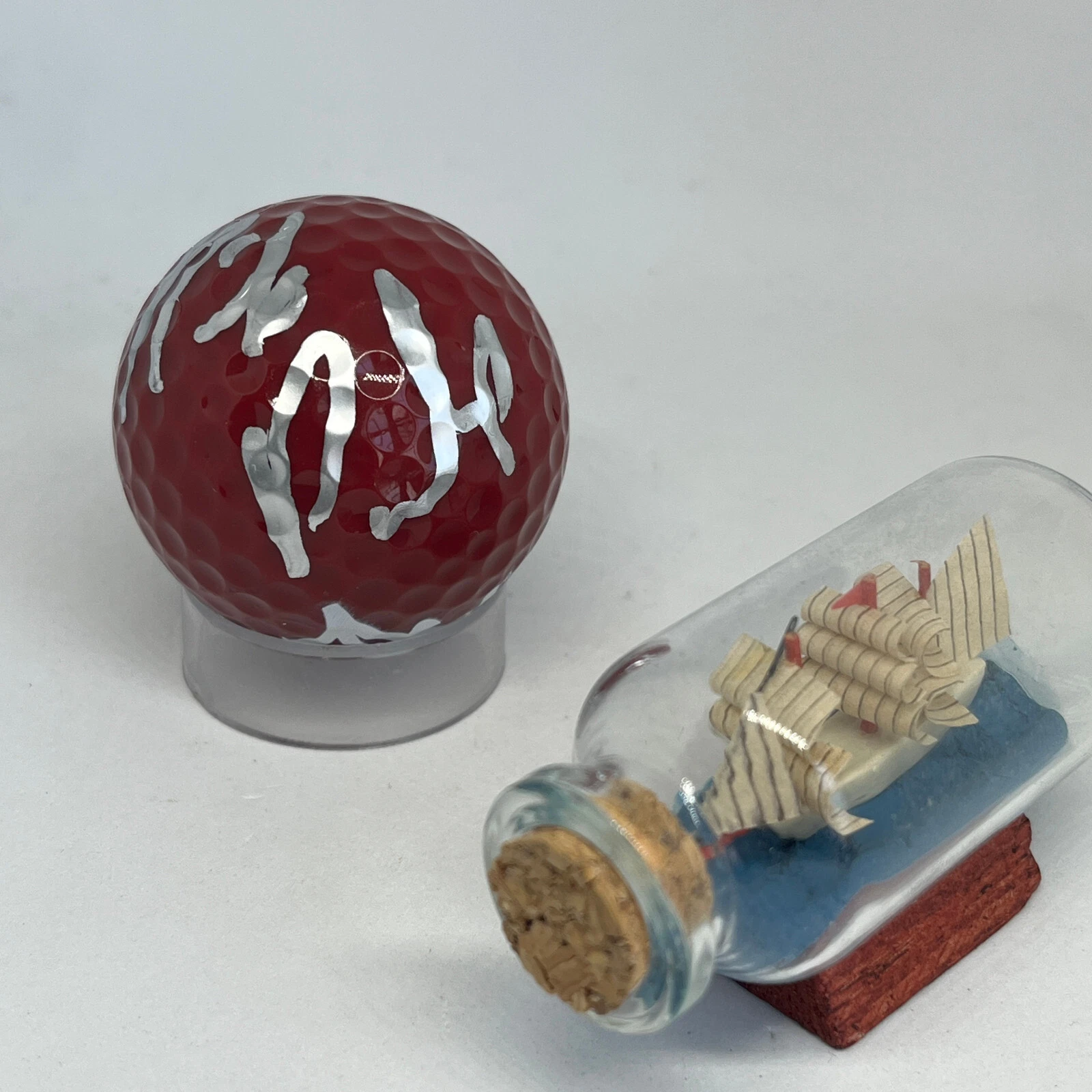 Nick Dunlap signed Alabama Logo Golf Ball JSA COA PGA Auto A3601