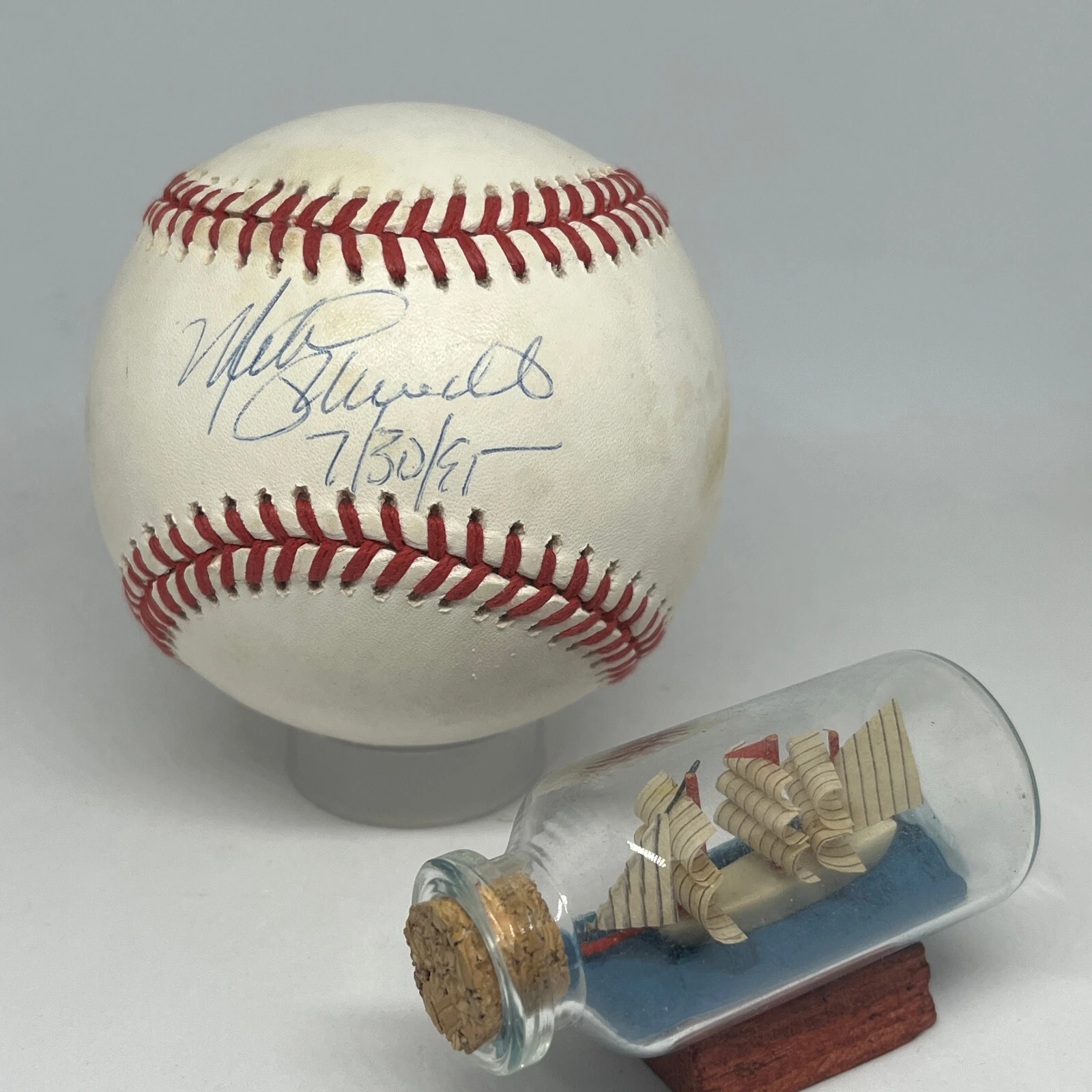 Mike Schmidt signed Rawlings ONL Baseball JSA COA Phillies Inscribed Auto A3621