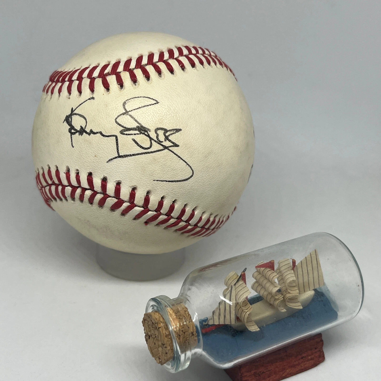Kenny Rogers signed Rawlings ONL Baseball JSA COA Country Singer Auto Rare A3623
