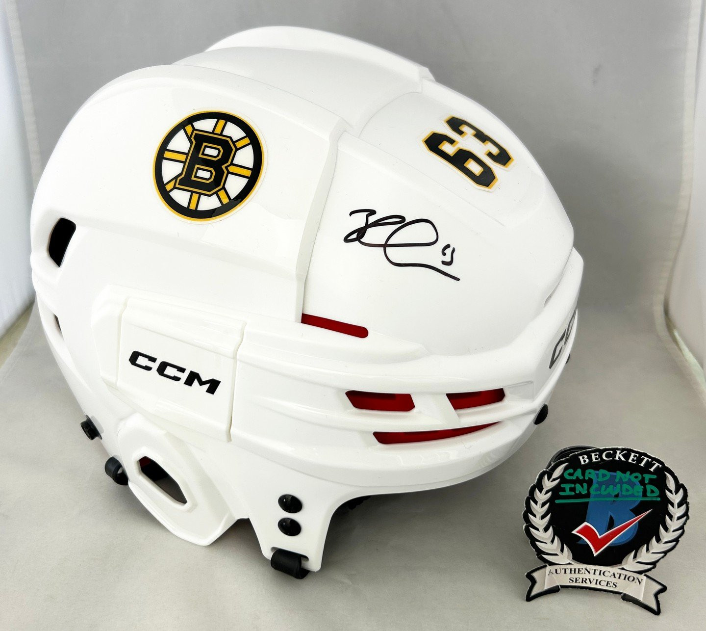 Brad Marchand Signed Full Size Helmet Boston Bruins Beckett BAS COA