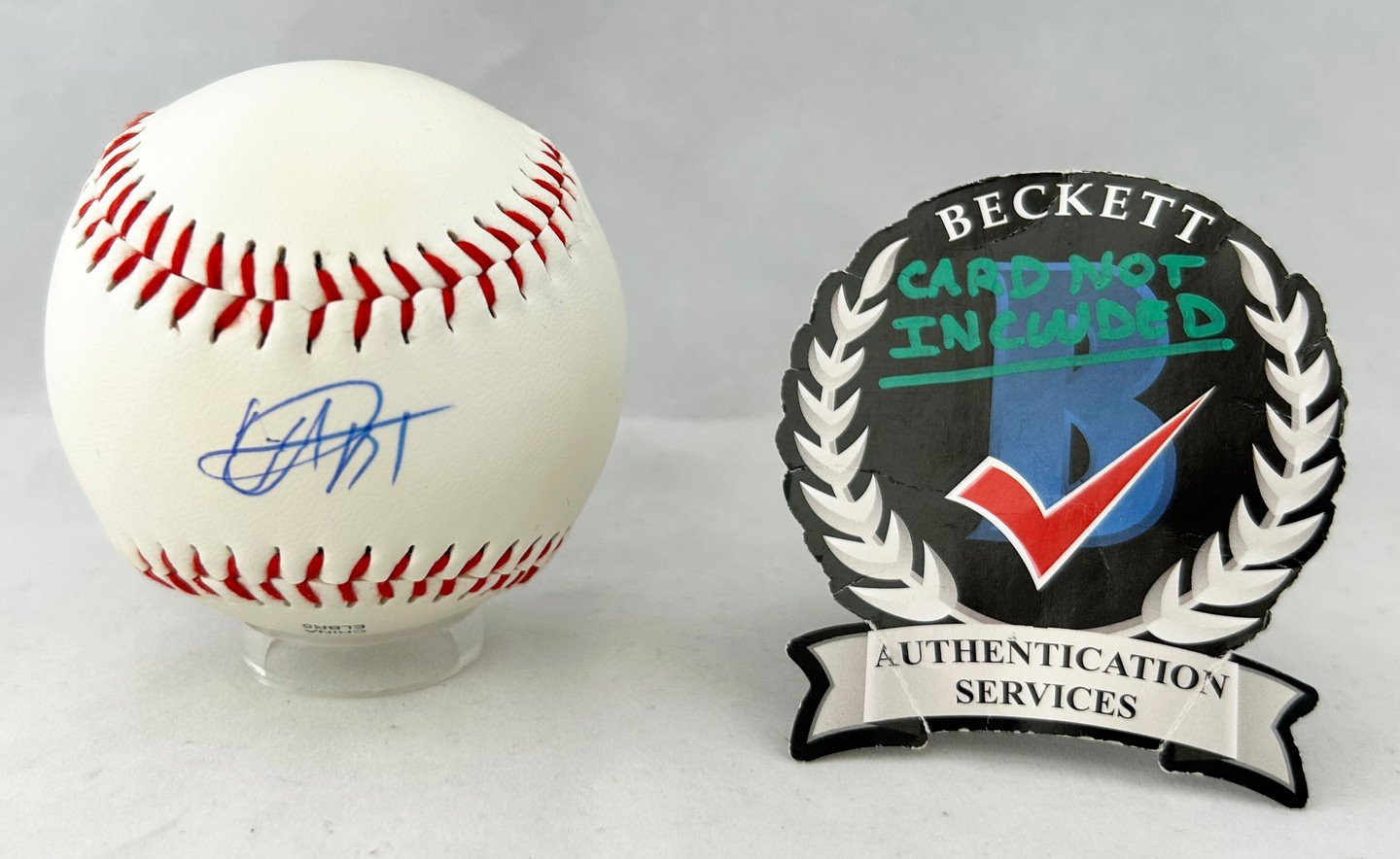 Usain Bolt Signed Baseball Olympics Gold Medalist Beckett BAS 5 COA