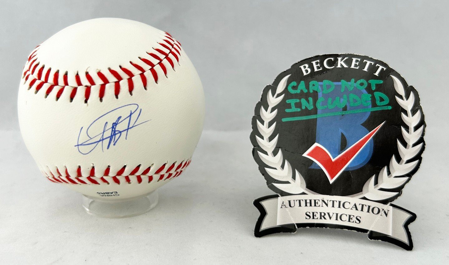 Usain Bolt Signed Baseball Olympics Gold Medalist Beckett BAS 4 COA