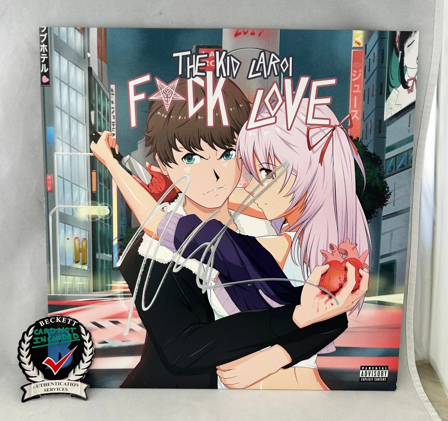 Kid Laroi Signed Vinyl LP Album Beckett BAS COA