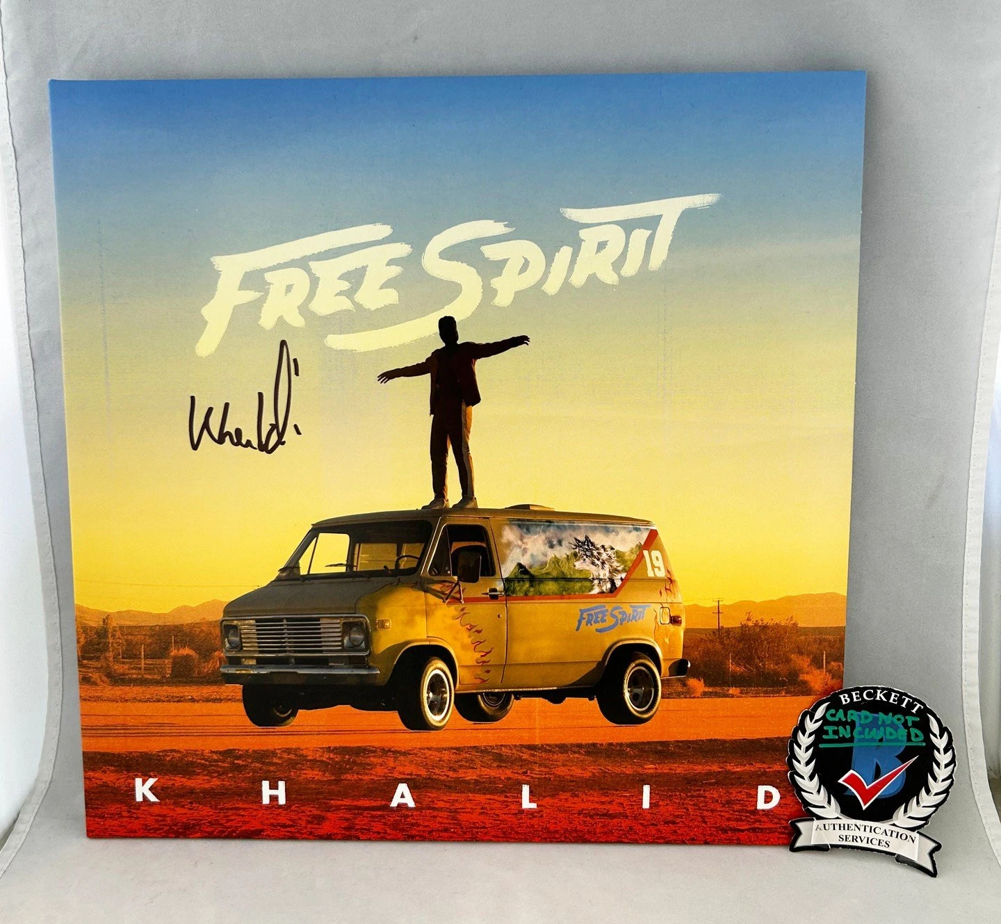 Khalid Signed Vinyl LP Album Beckett BAS 1 COA