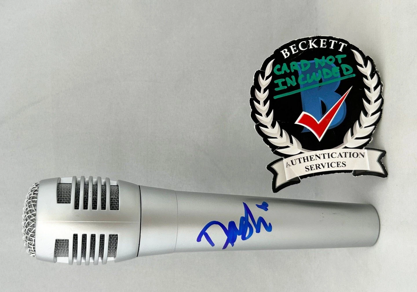Dasha Signed Microphone Beckett BAS COA