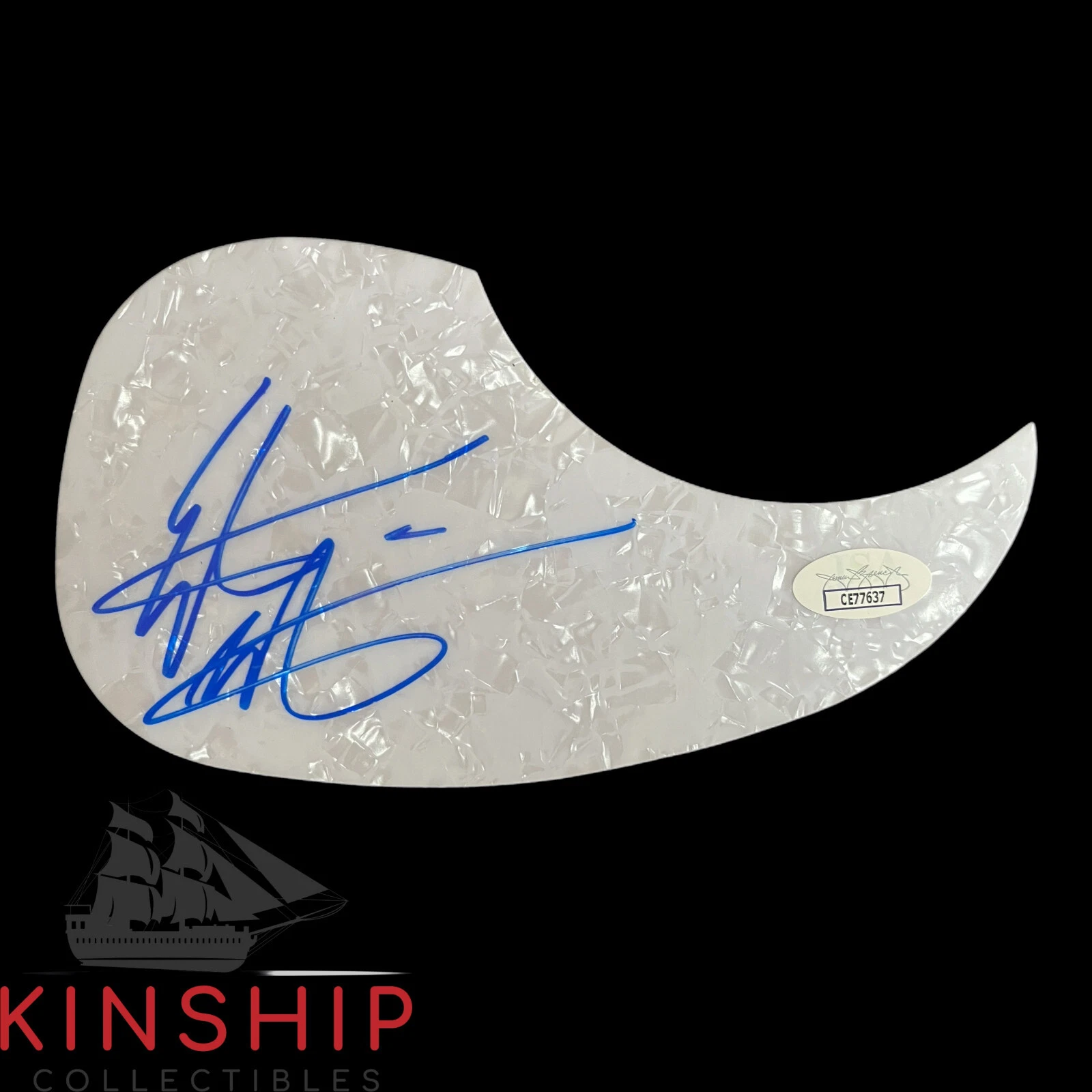 Edwin McCain signed Pickguard JSA COA Rare Music Auto Z2173