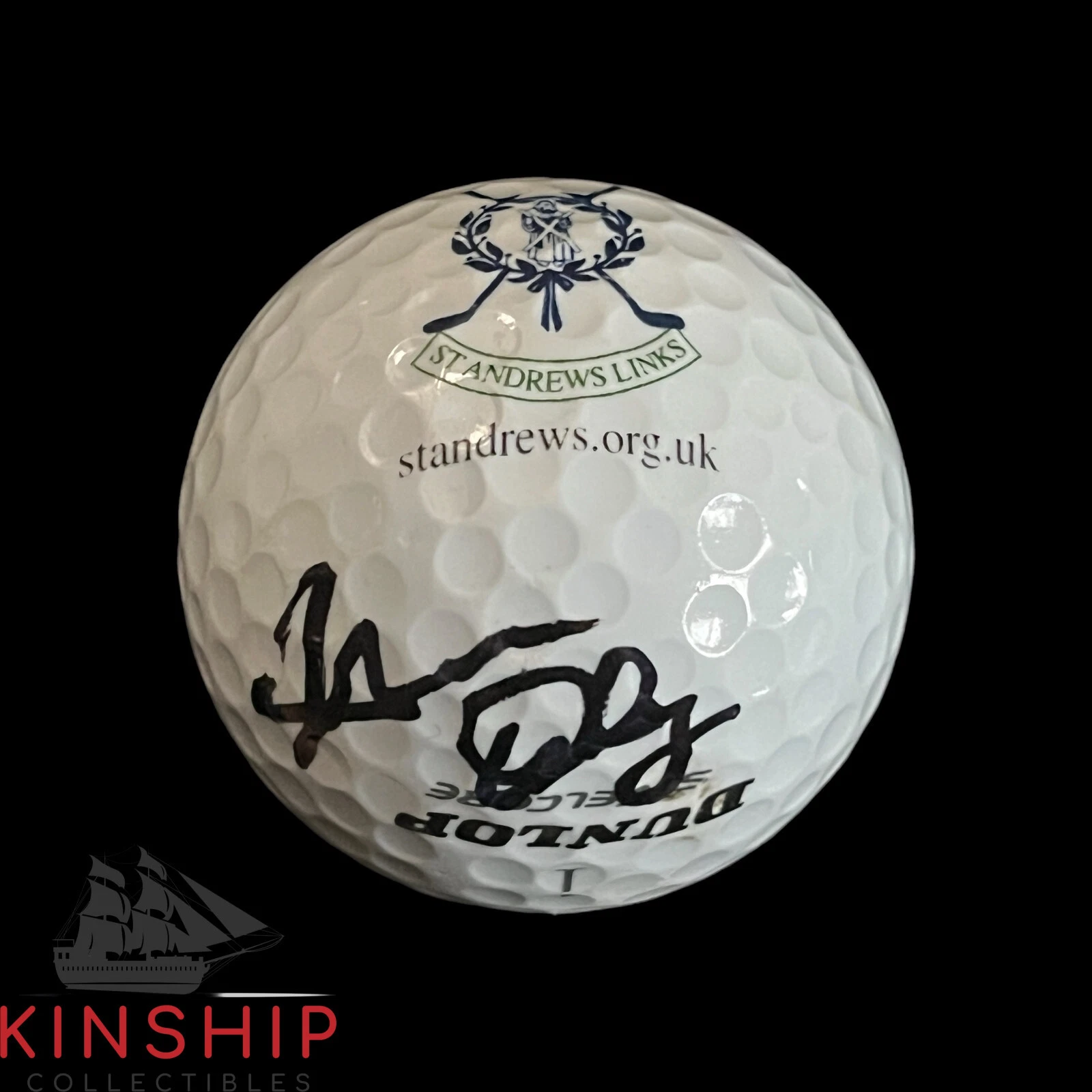 John Daly signed St Andrews Logo Golf Ball JSA COA Rare British Open Auto A3671
