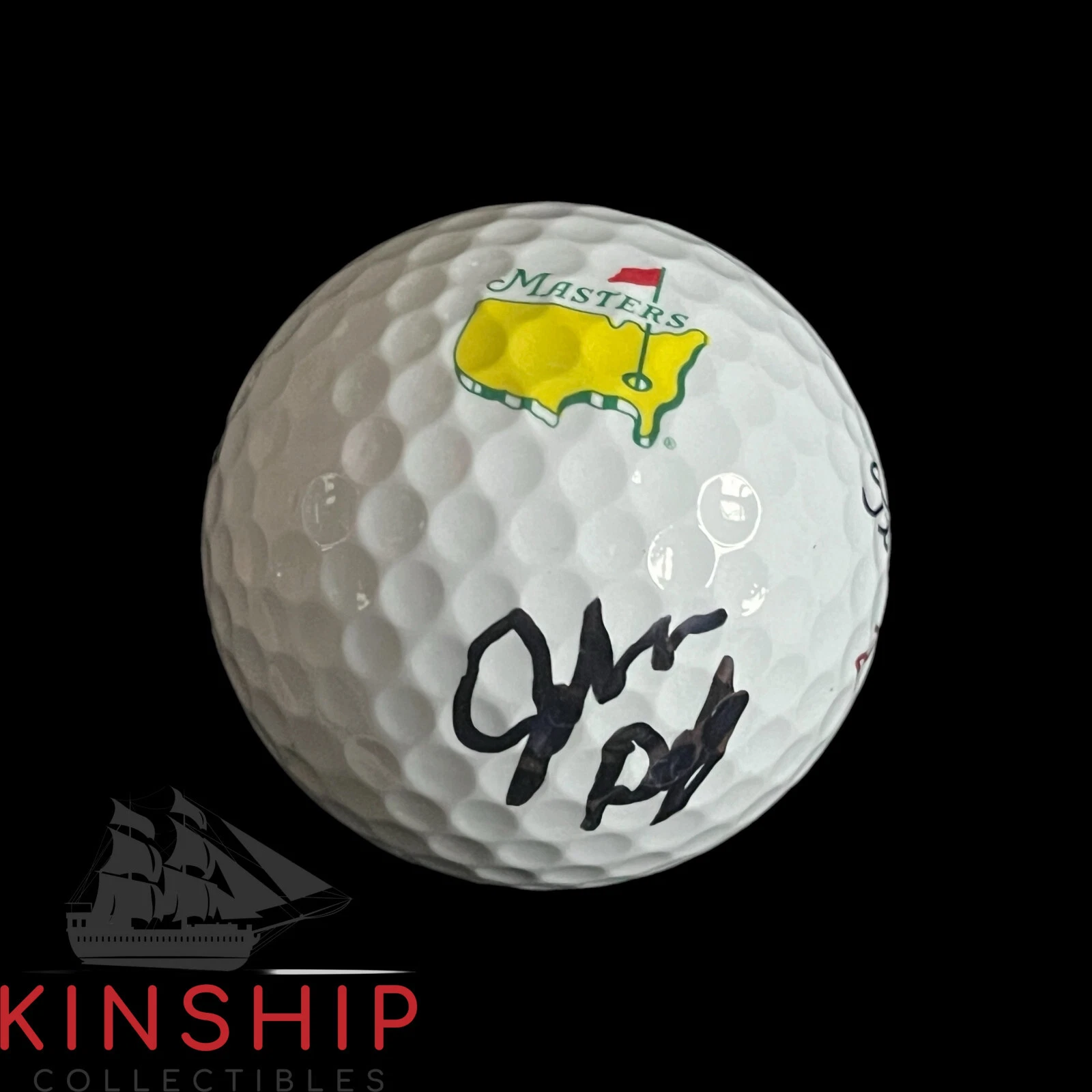 John Daly signed Masters Logo Golf Ball JSA COA Rare PGA British Open Auto A3694