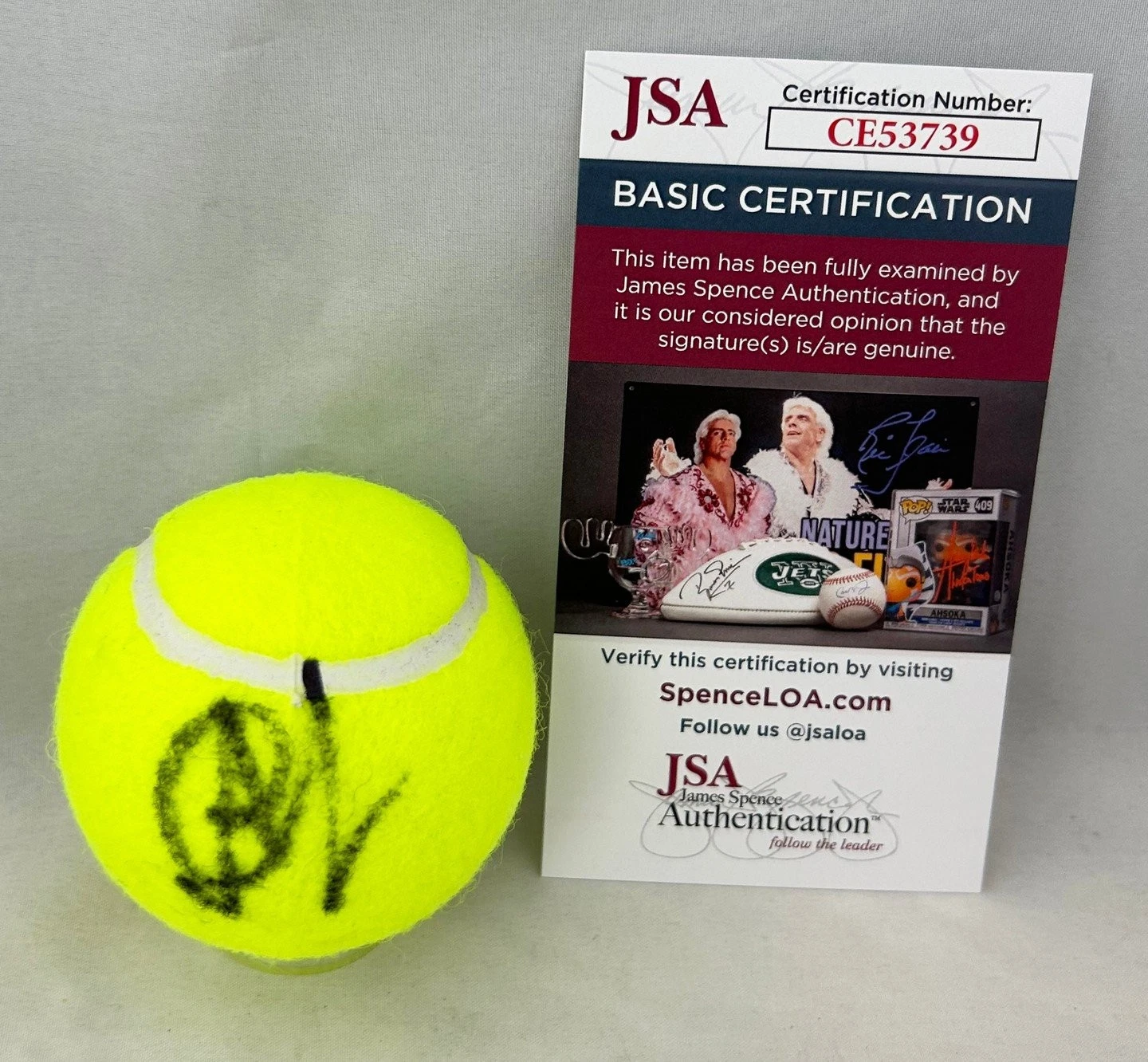 Ekaterina Alexandrova Signed Tennis Ball JSA COA