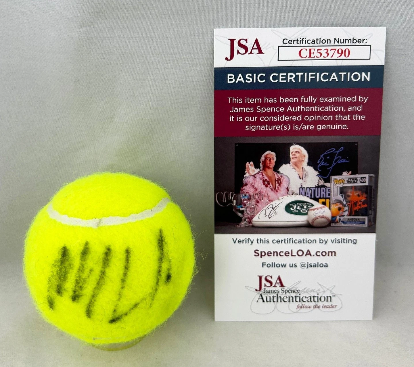 Mirra Andreeva Signed Tennis Ball JSA 5 COA