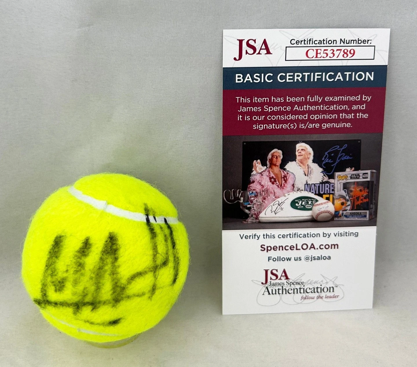 Mirra Andreeva Signed Tennis Ball JSA 4 COA