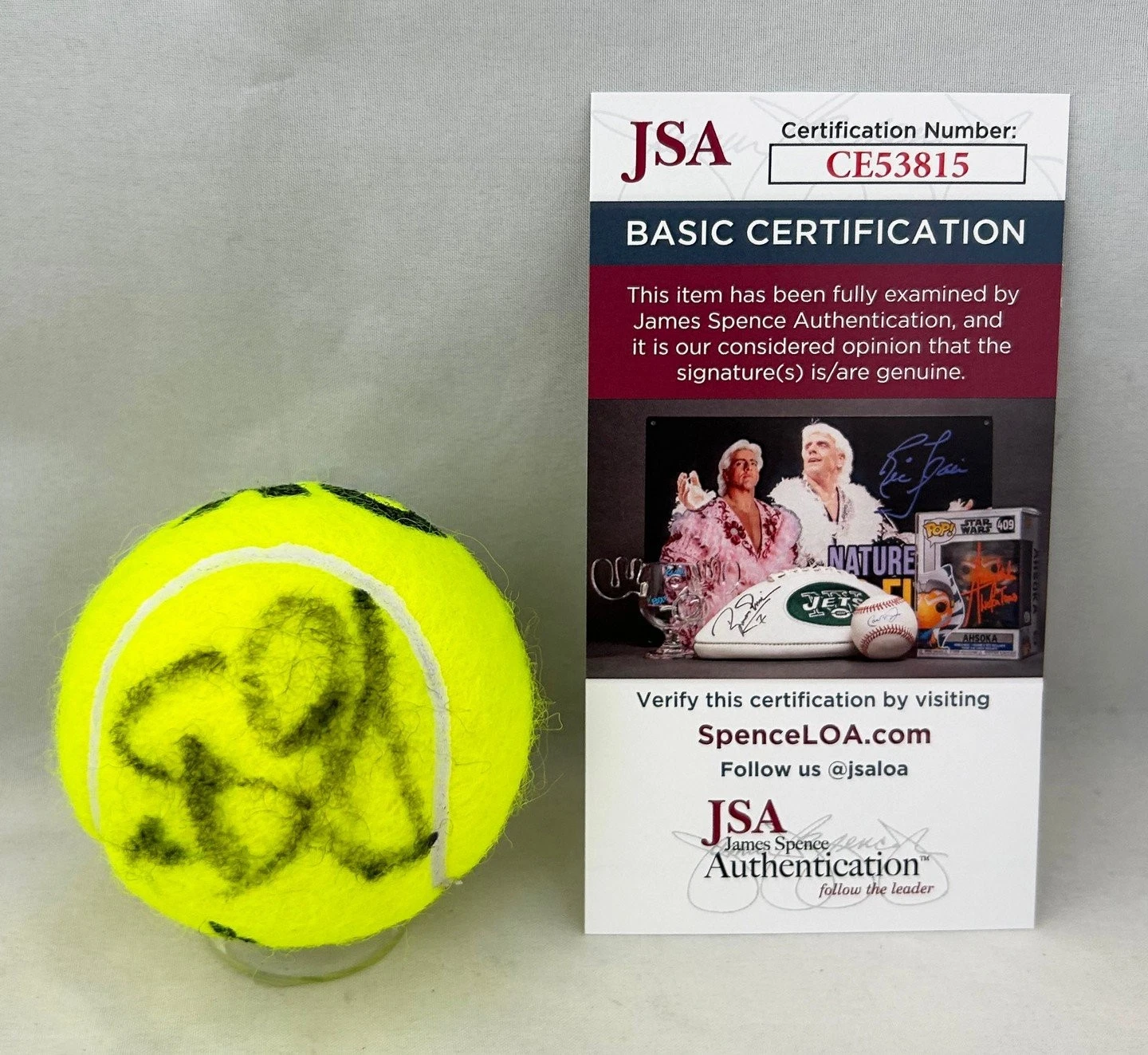 Steffi Graf Signed Tennis Ball Australian Open JSA COA