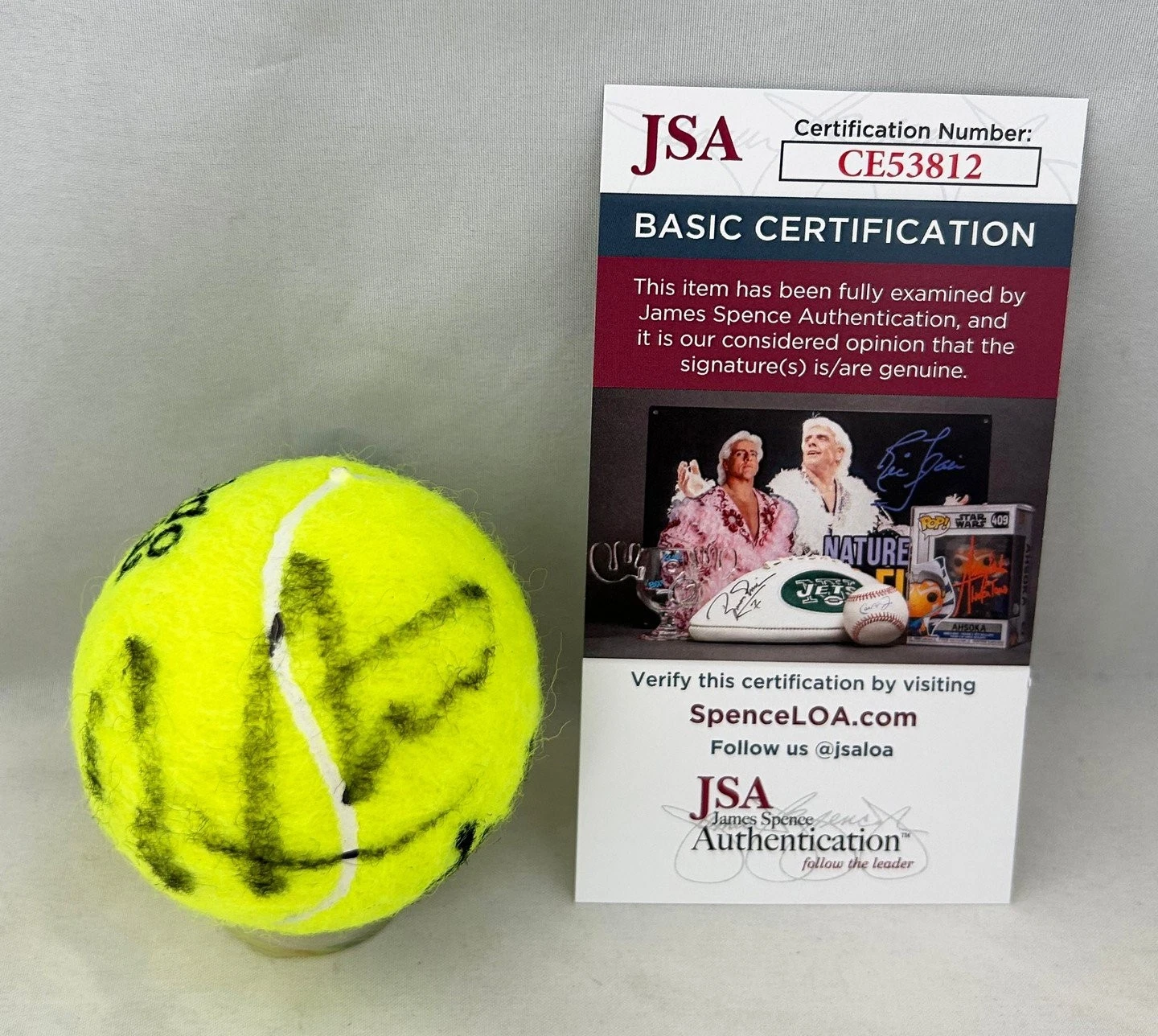 Jakub Mensik Signed Tennis Ball Miami Open 1st Win JSA 1 COA