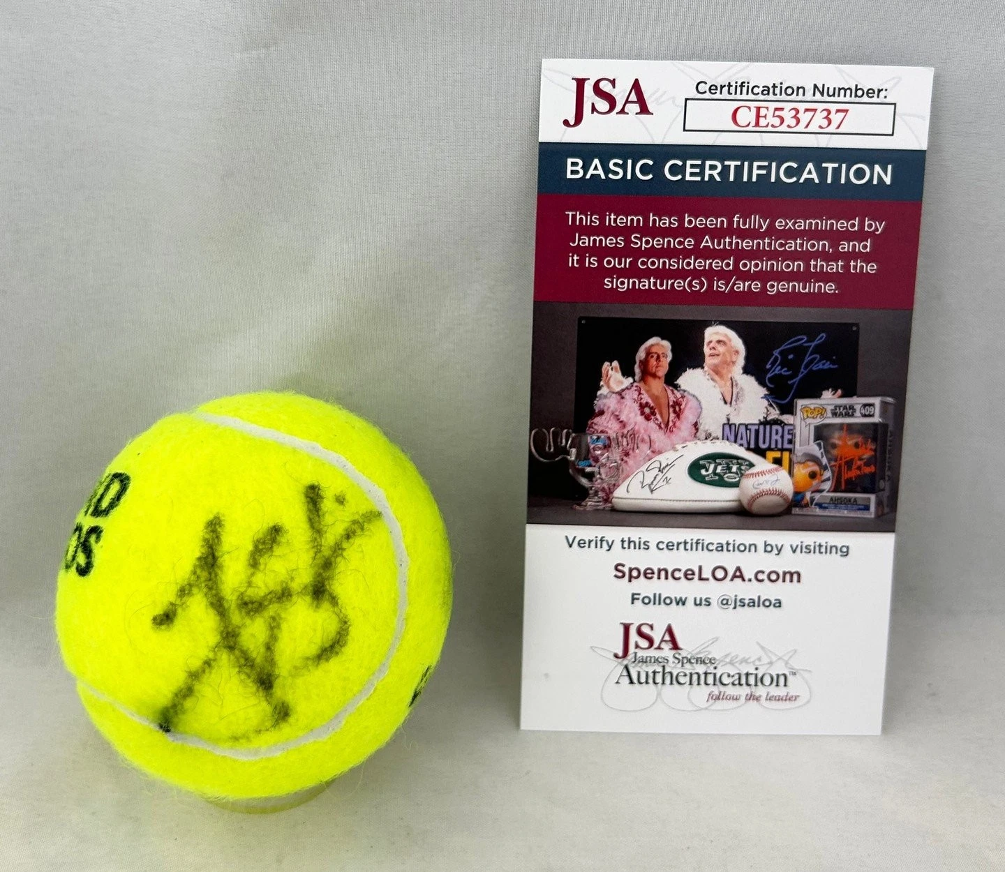 Francesca Schiavone Signed Tennis Ball Roland Garros French Open JSA 1 COA