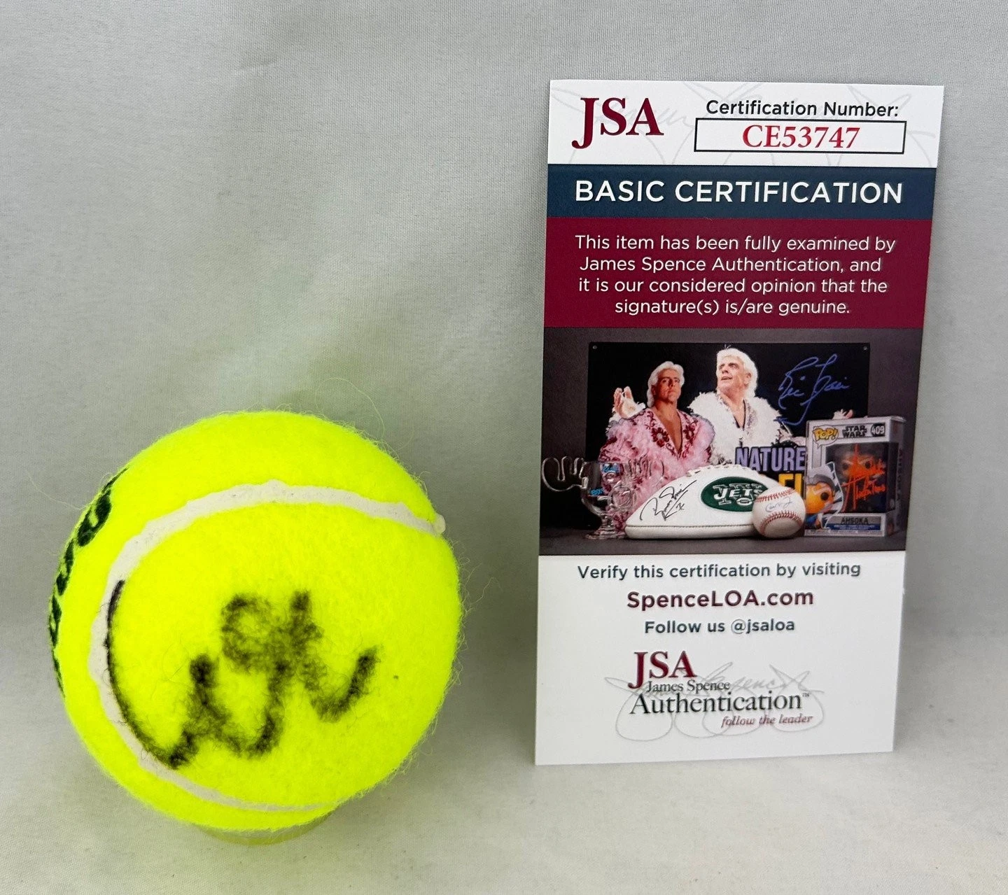 Coco Gauff Signed Tennis Ball JSA COA