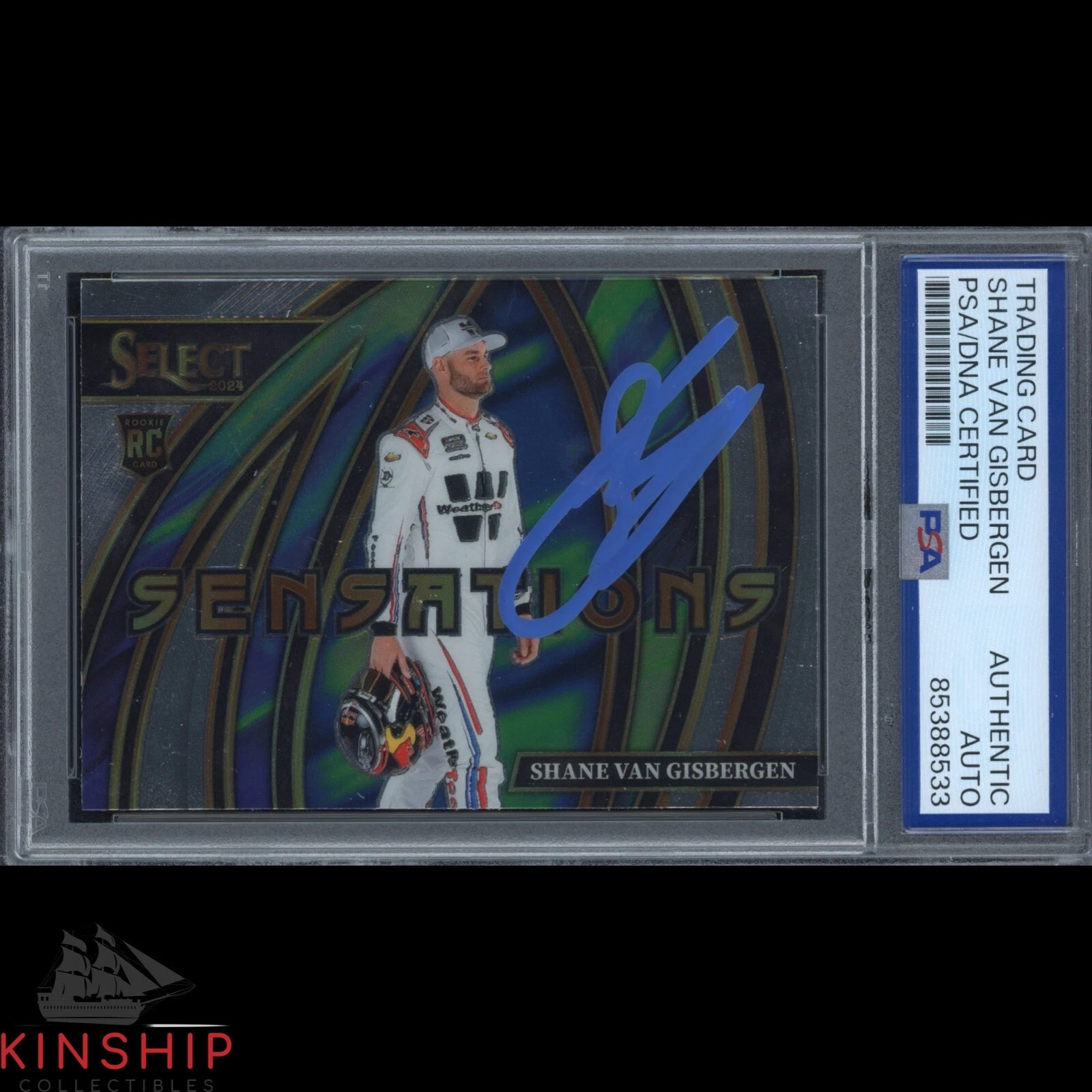 Shane Van Gisbergen signed 2024 Panini Select Card PSA DNA Slabbed Auto C4059