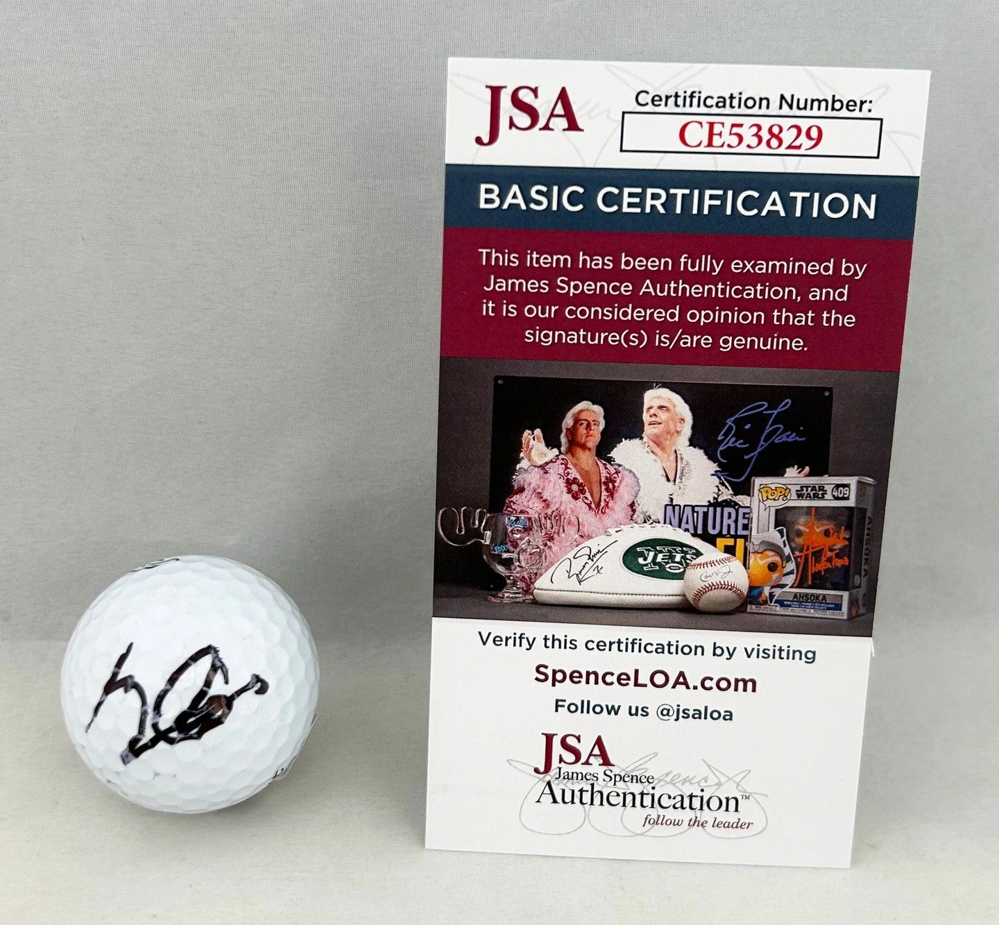 Donald Trump Jr Signed Golf Ball JSA 1 COA
